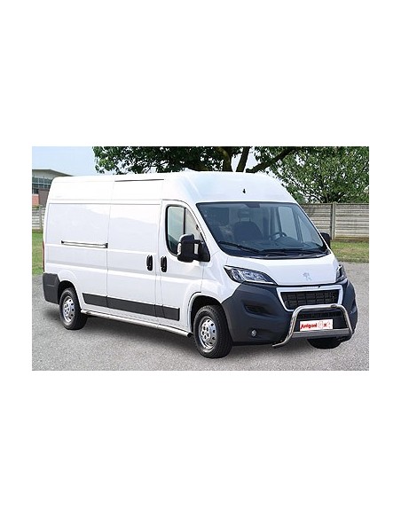 Tubi laterali protezione acciaio inox lucido 60mm Peugeot Boxer dal 2006