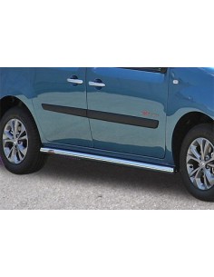 Tubi laterali protezione acciaio inox lucido 60mm Renault Kangoo dal 2014