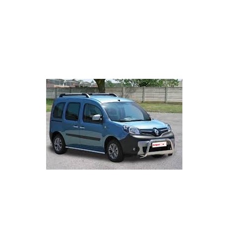 Tubi laterali protezione acciaio inox lucido 60mm Renault Kangoo dal 2014
