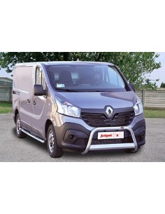 Tubi laterali protezione acciaio inox lucido 60mm Renault Trafic dal 2014 2