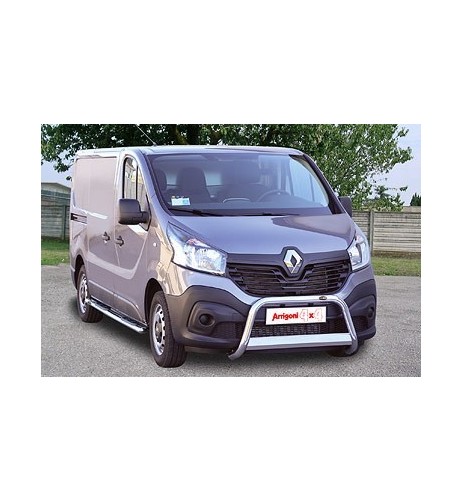 Tubi laterali protezione acciaio inox lucido 60mm Renault Trafic dal 2014