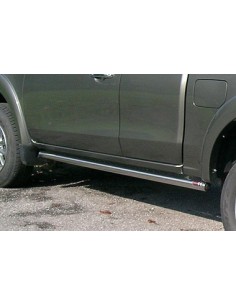 Tubi laterali protezione acciaio inox lucido Mitsubishi L200 Club Cab 2015 