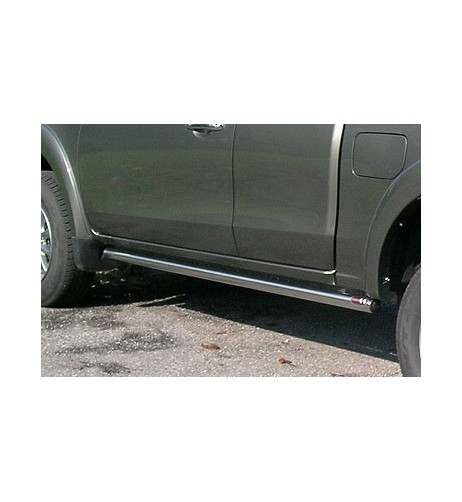 Tubi laterali protezione acciaio inox lucido Mitsubishi L200 Club Cab 2015 