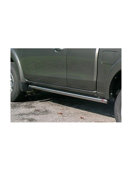 Tubi laterali protezione acciaio inox lucido Mitsubishi L200 Club Cab 2015 