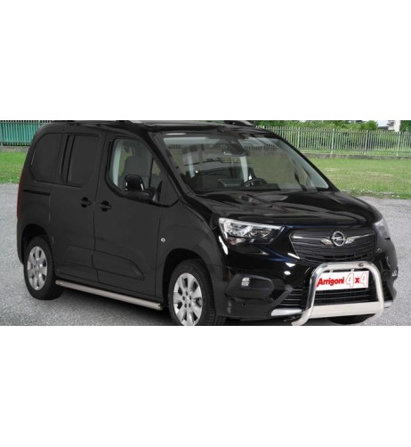 Tubi laterali protezione inox 60mm Opel Combo dal 2018