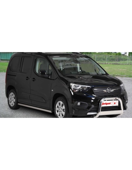Tubi laterali protezione inox 60mm Opel Combo dal 2018