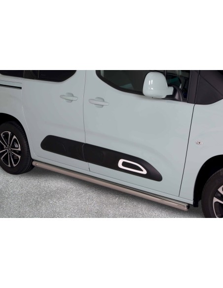 Tubi laterali protezione inox lucido 60mm Citroen Berlingo dal 2018