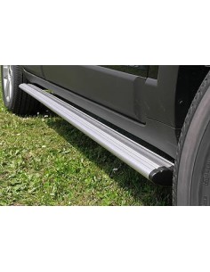 Tubi ovali laterali in alluminio di protezione Chevrolet Captiva 2006 2010