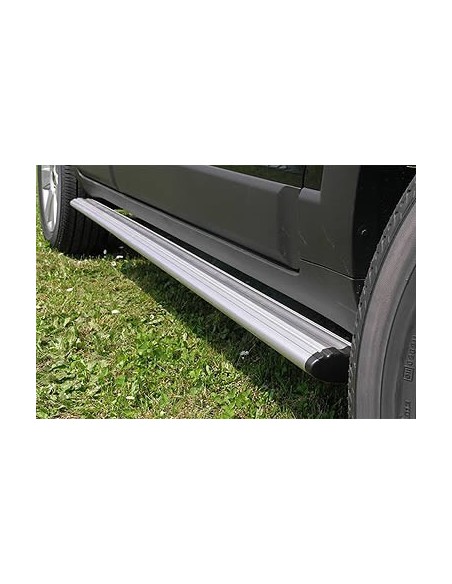 Tubi ovali laterali in alluminio di protezione Chevrolet Captiva 2006 2010