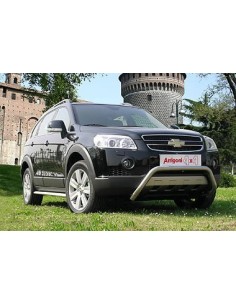 Tubi ovali laterali in alluminio di protezione Chevrolet Captiva 2006 2010 2