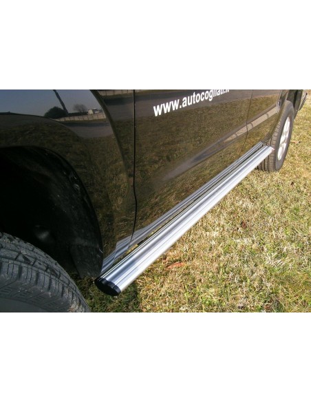 Tubi ovali laterali in alluminio di protezione Volkswagen Amarok 2010 2022