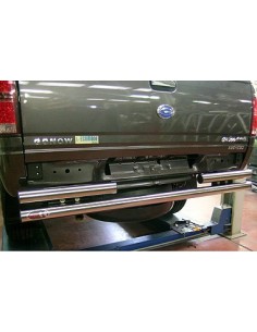Tubi protezione posteriore inox lucido 60mm Gonow GA200