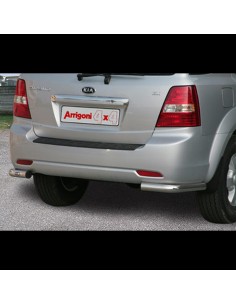 Tubi protezione posteriore inox lucido 60mm Kia Sorento dal 2006 al 2008