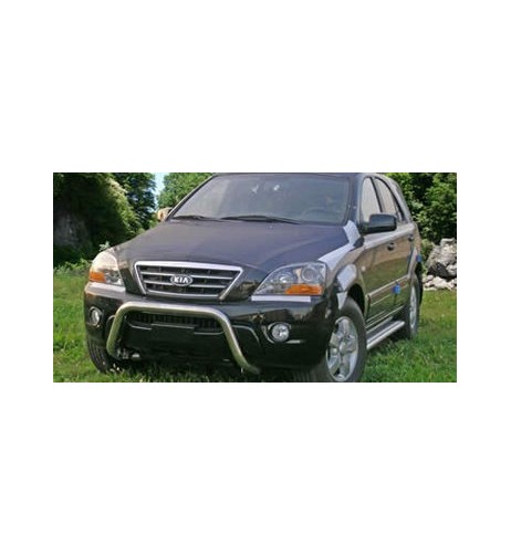 Tubi protezione posteriore inox lucido 60mm Kia Sorento dal 2006 al 2008