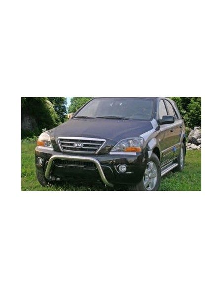 Tubi protezione posteriore inox lucido 60mm Kia Sorento dal 2006 al 2008