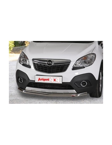 Tubo di protezione anteriore inox lucido 60mm Opel Mokka 2012 2019