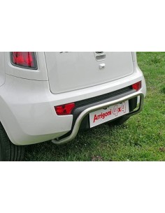 Tubo di protezione posteriore acciaio inox 42mm Kia Soul dal 2009 al 2013