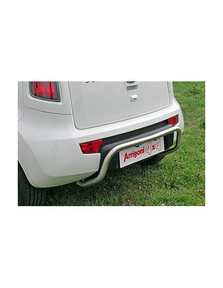 Tubo di protezione posteriore acciaio inox 42mm Kia Soul dal 2009 al 2013