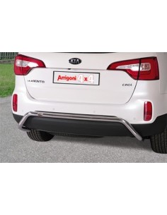 Tubo di protezione posteriore acciaio inox 50mm Kia Sorento dal 2012 al 201