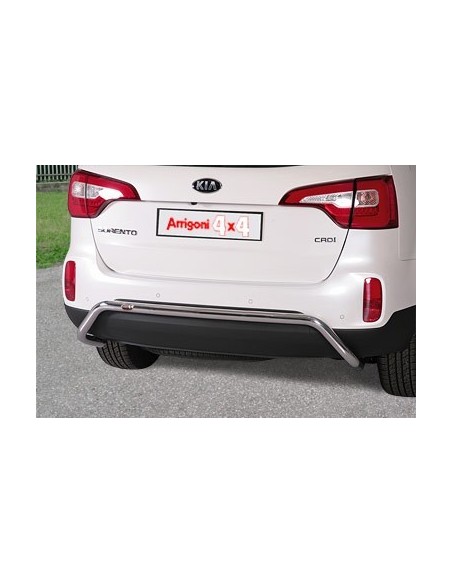 Tubo di protezione posteriore acciaio inox 50mm Kia Sorento dal 2012 al 201