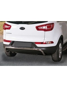 Tubo di protezione posteriore acciaio inox 50mm Kia Sportage 2010 2015