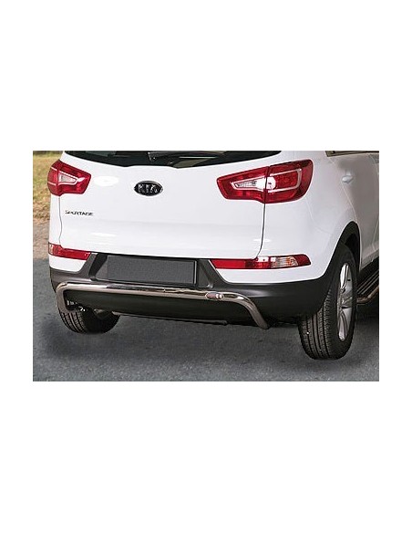 Tubo di protezione posteriore acciaio inox 50mm Kia Sportage 2010 2015