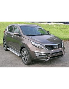 Tubo di protezione posteriore acciaio inox 50mm Kia Sportage 2010 2015 2