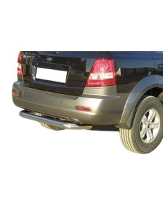 Tubo di protezione posteriore acciaio inox 70mm Kia Sorento fino al 2005