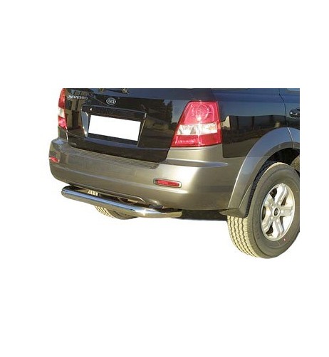 Tubo di protezione posteriore acciaio inox 70mm Kia Sorento fino al 2005