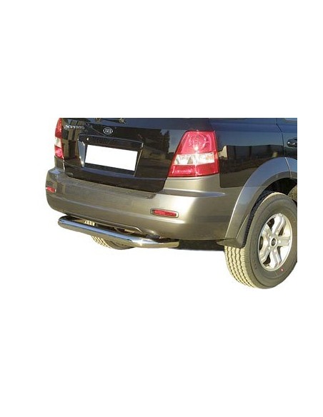 Tubo di protezione posteriore acciaio inox 70mm Kia Sorento fino al 2005