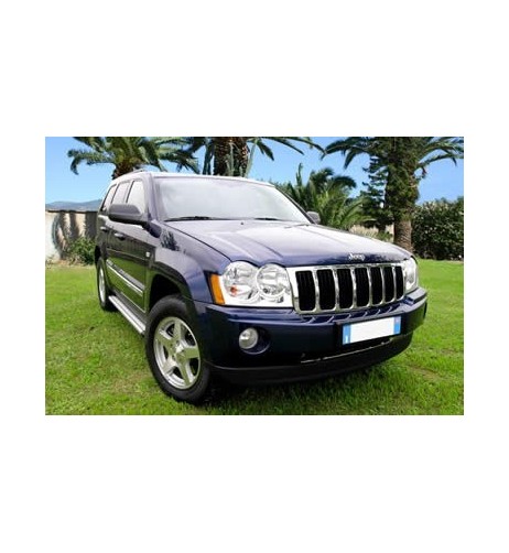 Tubo di protezione posteriore acciaio inox Jeep Grand Cherokee dal 2005 al 