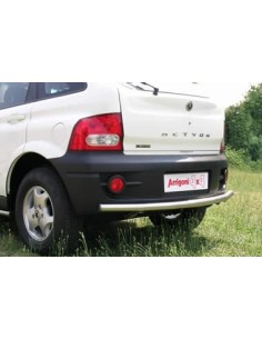 Tubo di protezione posteriore acciaio inox lucido 60mm SsangYong Actyon