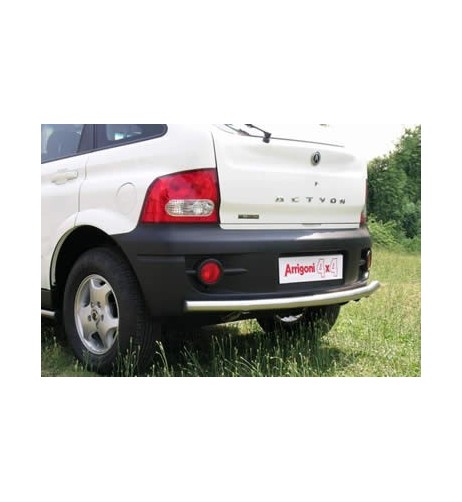 Tubo di protezione posteriore acciaio inox lucido 60mm SsangYong Actyon