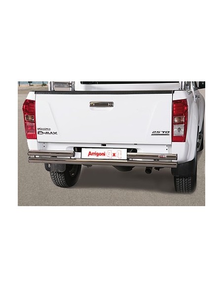 Tubo di protezione posteriore acciaio inox lucido Isuzu D Max 2012 2019