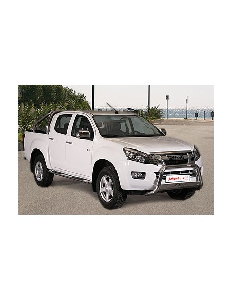 Tubo di protezione posteriore acciaio inox lucido Isuzu D Max 2012 2019