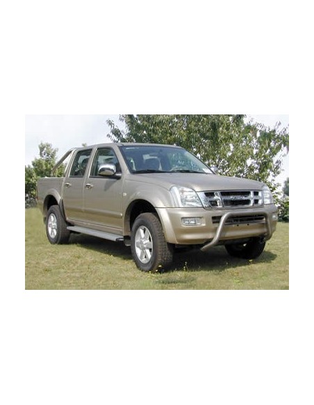 Tubo di protezione posteriore acciaio inox lucido Isuzu D Max dal 2003 al 2