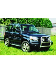 Tubo di protezione posteriore inox 60mm Mitsubishi Pajero Pinin 2