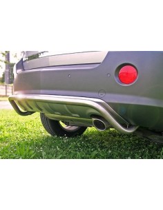 Tubo di protezione posteriore inox lucido 42mm Opel Antara 2007 2010