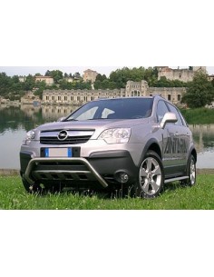 Tubo di protezione posteriore inox lucido 42mm Opel Antara 2007 2010 2