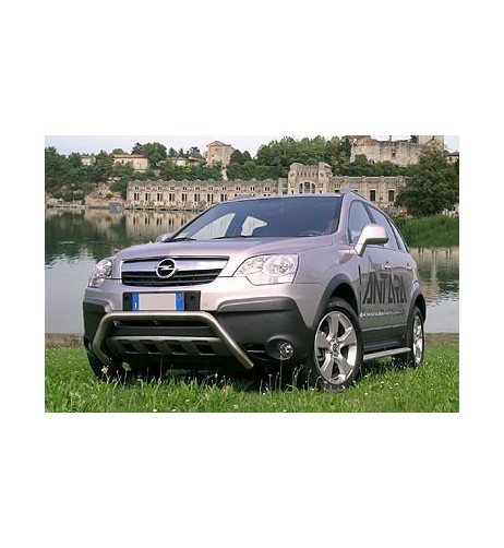 Tubo di protezione posteriore inox lucido 42mm Opel Antara 2007 2010