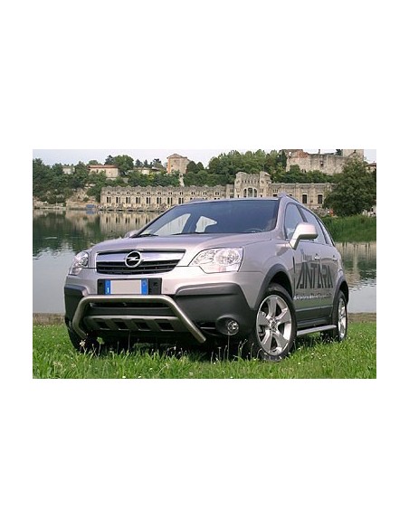 Tubo di protezione posteriore inox lucido 42mm Opel Antara 2007 2010