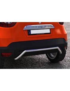 Tubo di protezione posteriore inox lucido 42mm Renault Captur dal 2013