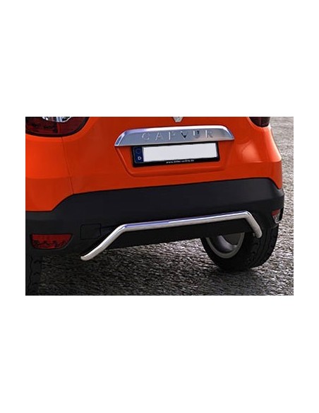 Tubo di protezione posteriore inox lucido 42mm Renault Captur dal 2013