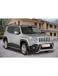 Tubo di protezione posteriore inox lucido 50mm Jeep Renegade dal 2014 2