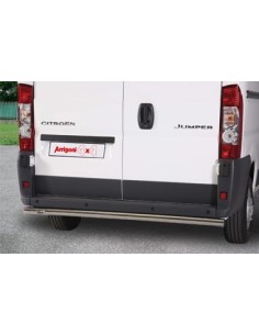 Tubo di protezione posteriore inox lucido 60mm Citroen Jumper dal 2014