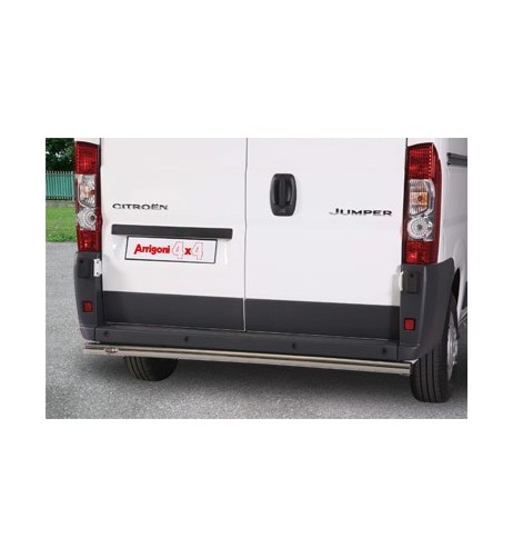 Tubo di protezione posteriore inox lucido 60mm Citroen Jumper dal 2014