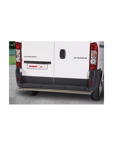 Tubo di protezione posteriore inox lucido 60mm Citroen Jumper dal 2014