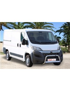 Tubo di protezione posteriore inox lucido 60mm Citroen Jumper dal 2014 2