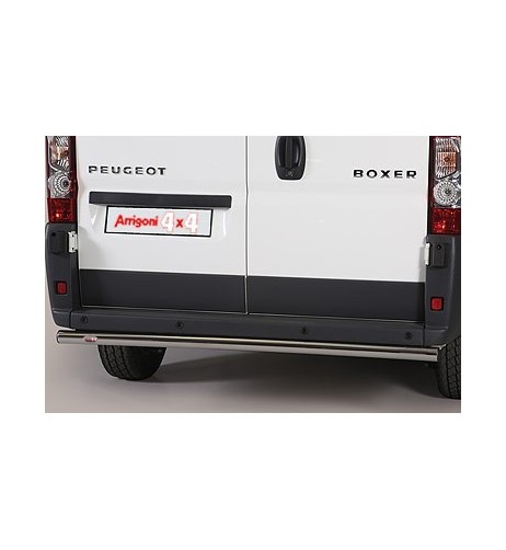 Tubo di protezione posteriore inox lucido 60mm Peugeot Boxer dal 2006