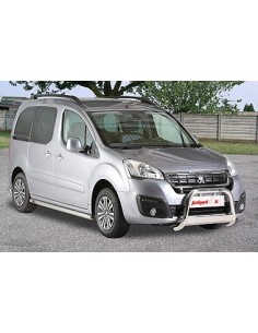 Tubo di protezione posteriore inox lucido 60mm Peugeot Partner dal 2008 2